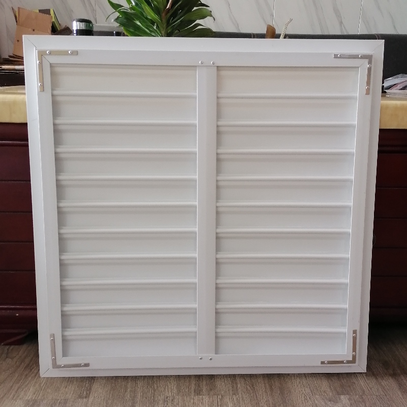 Ενεργειακά αποδοτικά πλαστικά ρολά PVC περσίδες Εξαερισμός PVC περσίδες για ανεμιστήρα εξάτμισης