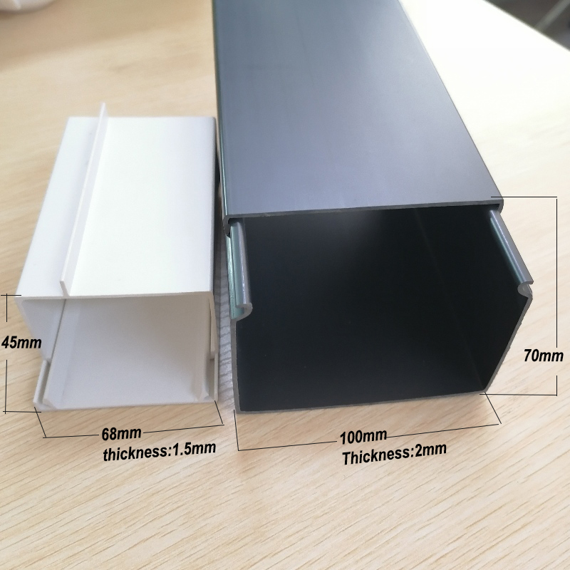 επαγγελματική συνήθεια PVC Cable Concealer Raceway PVC Cable Trunking wire διοργανωτής για τη διαχείριση χάος σύρματος